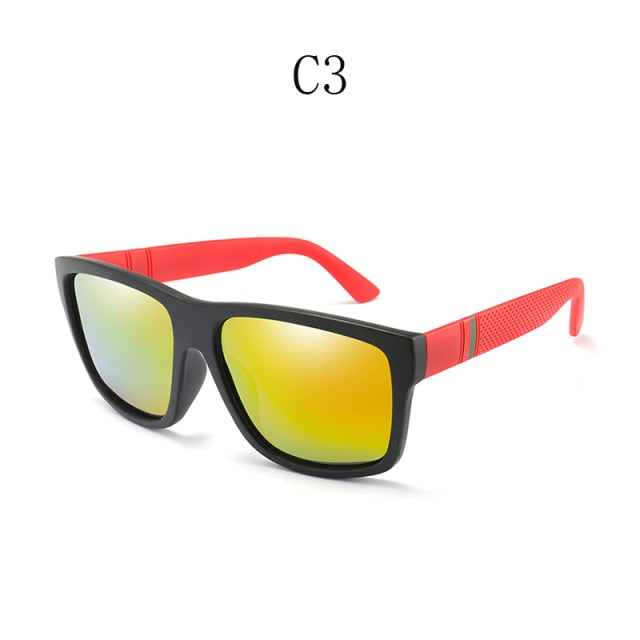 Unisex Retro Square Vintage Sunglasses