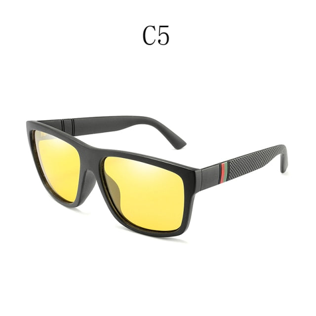 Unisex Retro Square Vintage Sunglasses