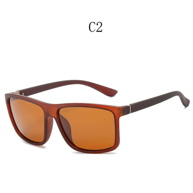 Unisex Retro Square Vintage Sunglasses