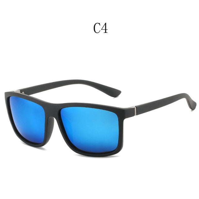 Unisex Retro Square Vintage Sunglasses