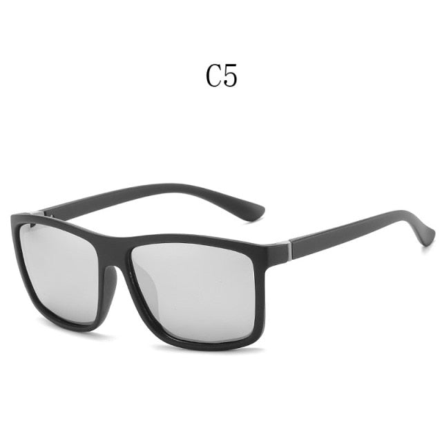 Unisex Retro Square Vintage Sunglasses