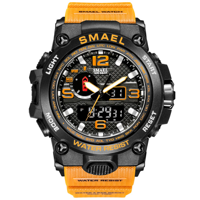 Men's 50M Waterproof Military Watch