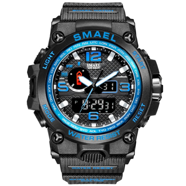 Men's 50M Waterproof Military Watch