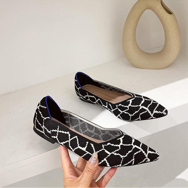 Ladies Fashion Chic Flat Bottom Shoe