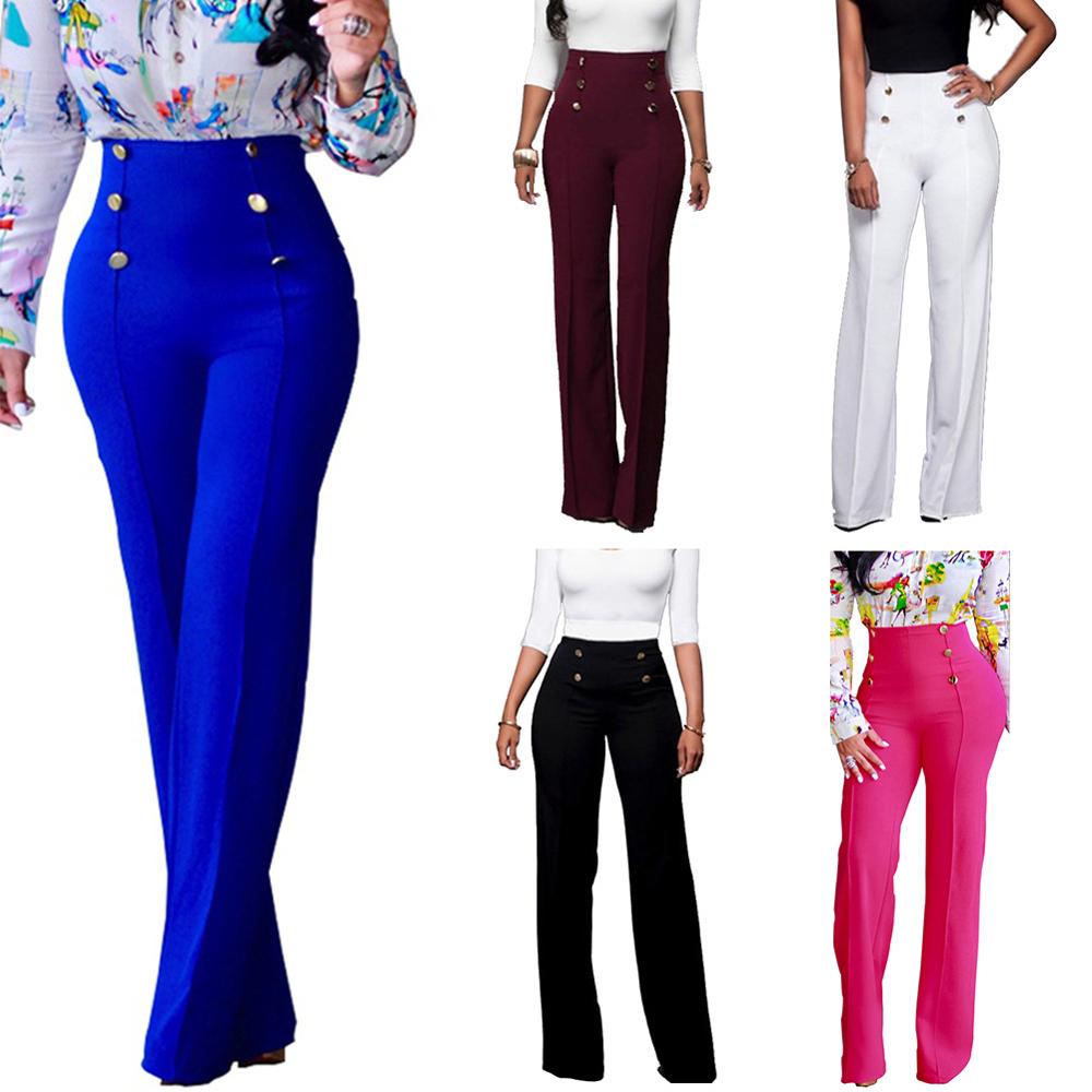 High Waist Business Style Pants for Women