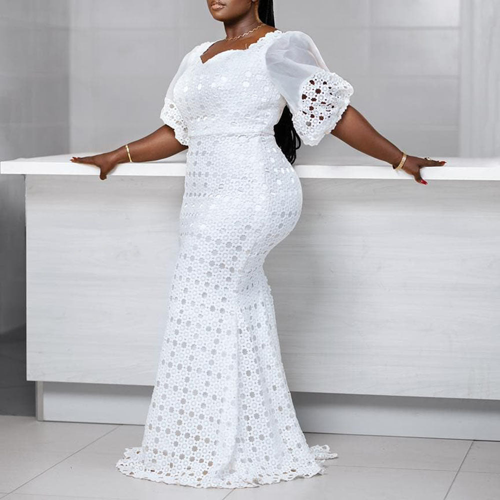 Plus Size Elegant Mermaid Gown