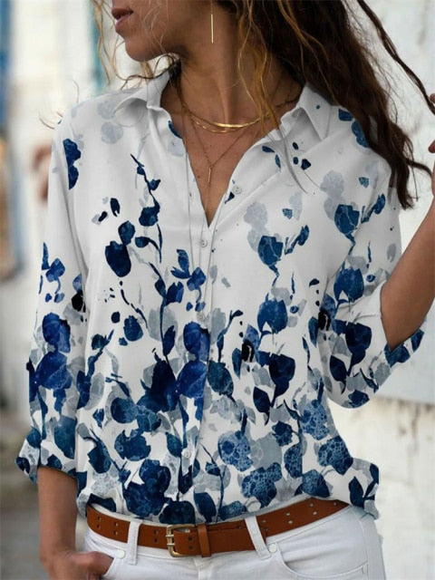 Loose Fitting Casual Printed Shirts