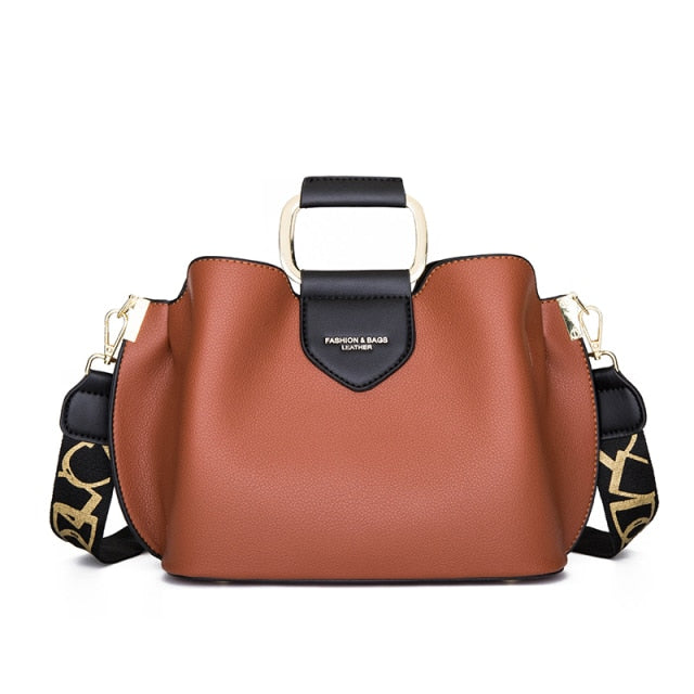 Designer Top-Handle Shoulder Bag