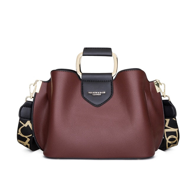 Designer Top-Handle Shoulder Bag