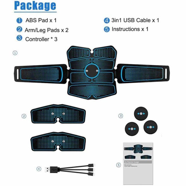 Electrical Muscle Stimulator Abdominal Belt