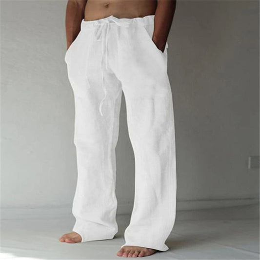 Men's Solid Color Casual Pants