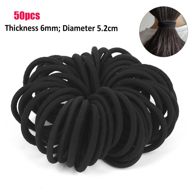 50pcs Women Hair Ties