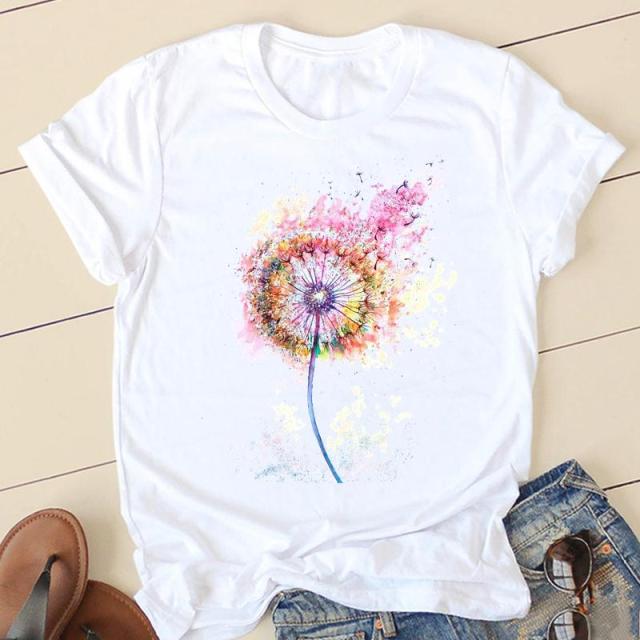 Women T-shirts Love Valentine 90s Ladies Fashion Clothing Cartoon Clothes Short Sleeve Spring Summer Female Tee Graphic Tshirt