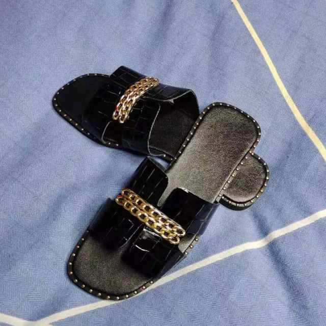 Women's Double Chain Sandals