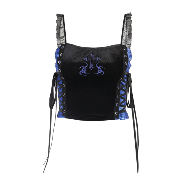 Gothic Grunge Crop Top