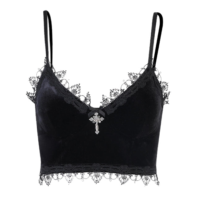 Gothic Grunge Crop Top