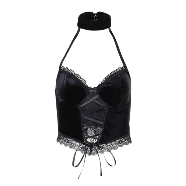 Gothic Grunge Crop Top