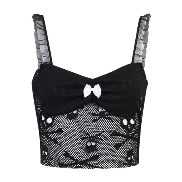 Gothic Grunge Crop Top