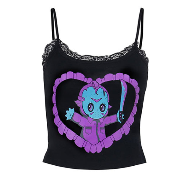 Gothic Grunge Crop Top