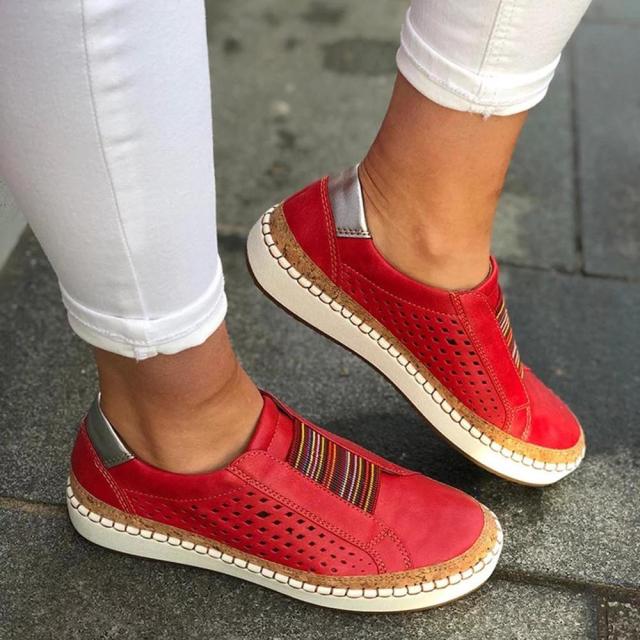 Women Slip on Sneakers Shallow Loafers