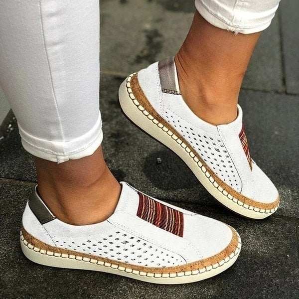 Women Slip on Sneakers Shallow Loafers