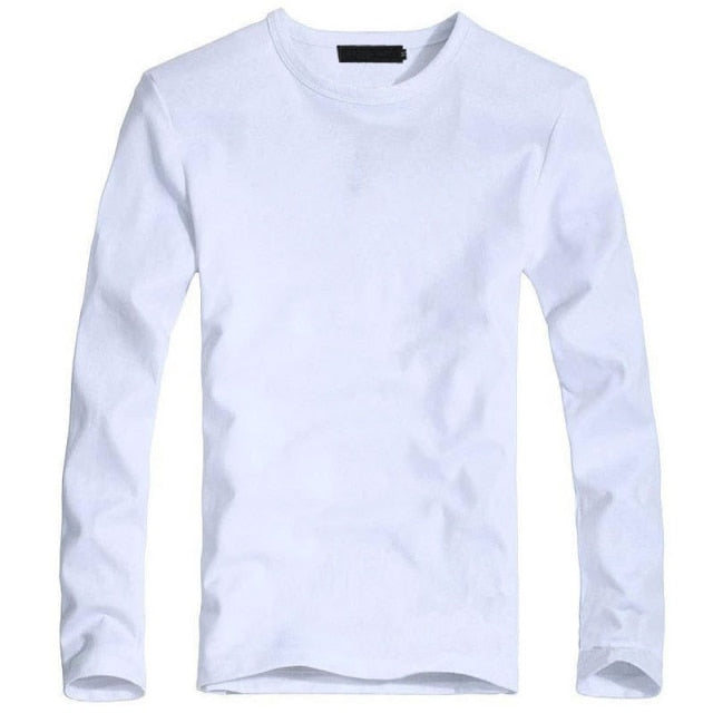 Elastic V-Neck Long Sleeve Tee