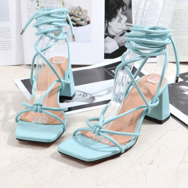 Fashion Fetish Thick Heel Sandals