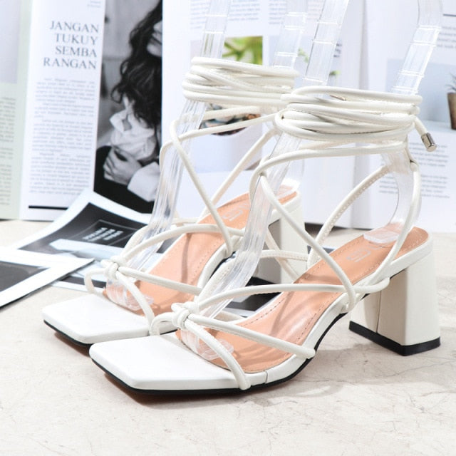 Fashion Fetish Thick Heel Sandals