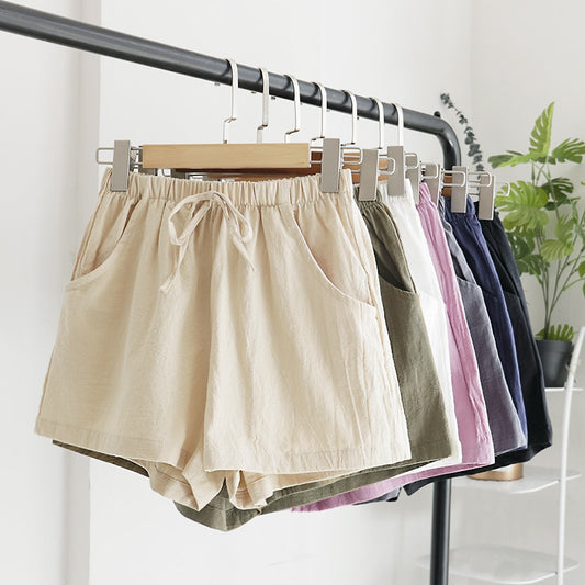 Cotton Linen Summer Shorts