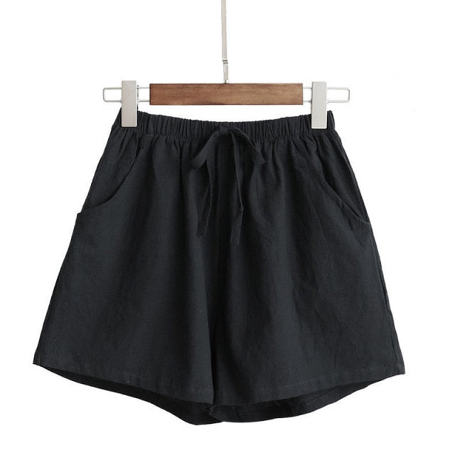 Cotton Linen Summer Shorts