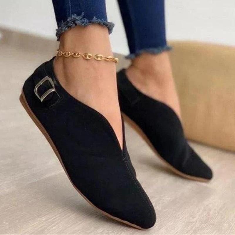 Women's Retro Pointed Toe Flats