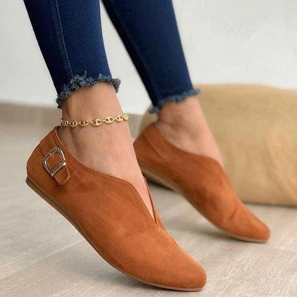 Women's Retro Pointed Toe Flats