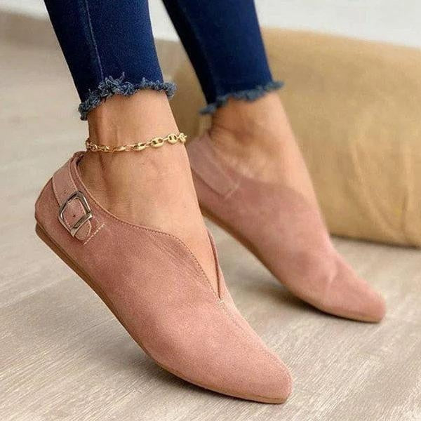 Women's Retro Pointed Toe Flats