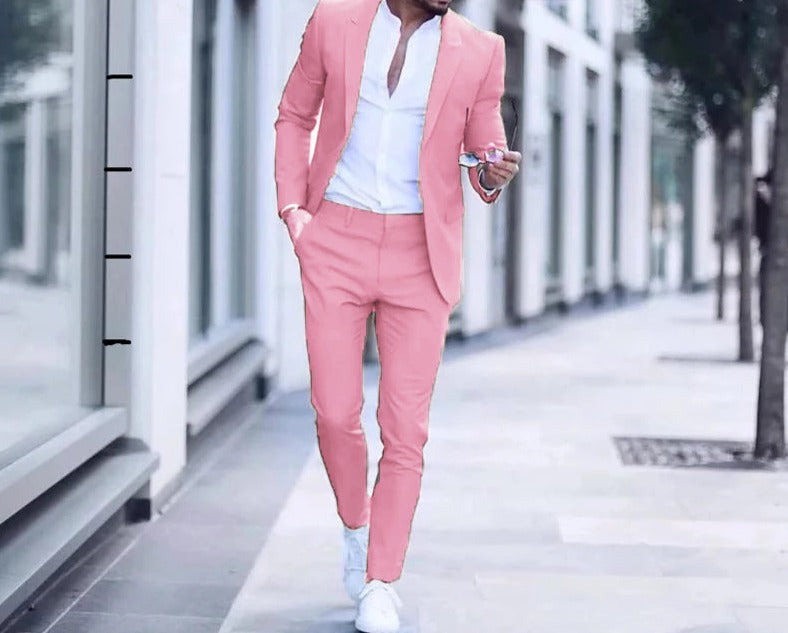 Smart Casual Stretchy Fit Suit for Men