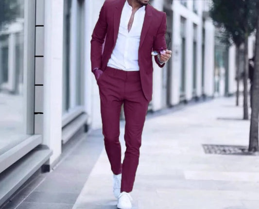 Smart Casual Stretchy Fit Suit for Men