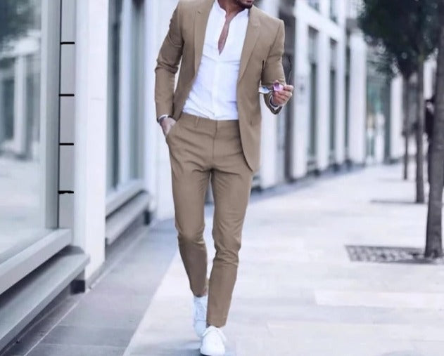 Smart Casual Stretchy Fit Suit for Men