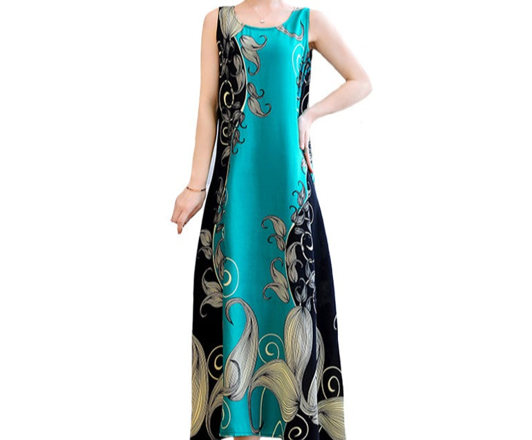 Sleeveless Summer Long Dress 2022