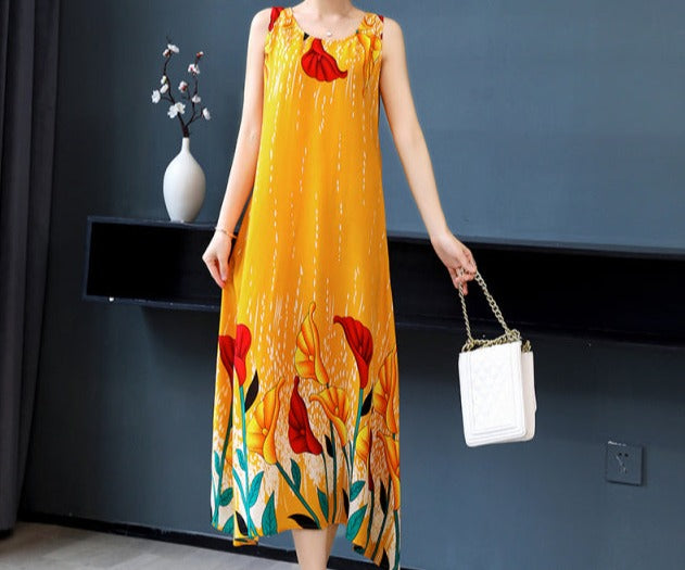 Sleeveless Summer Long Dress 2022