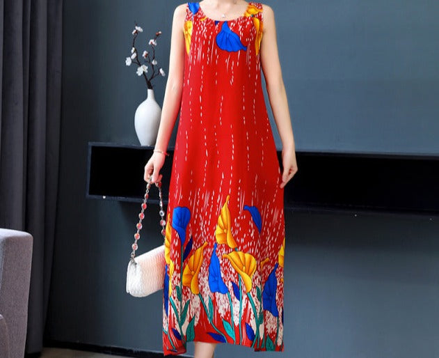 Sleeveless Summer Long Dress 2022