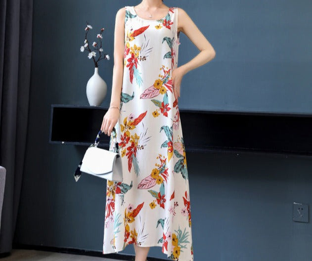 Sleeveless Summer Long Dress 2022