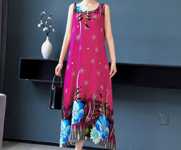 Sleeveless Summer Long Dress 2022