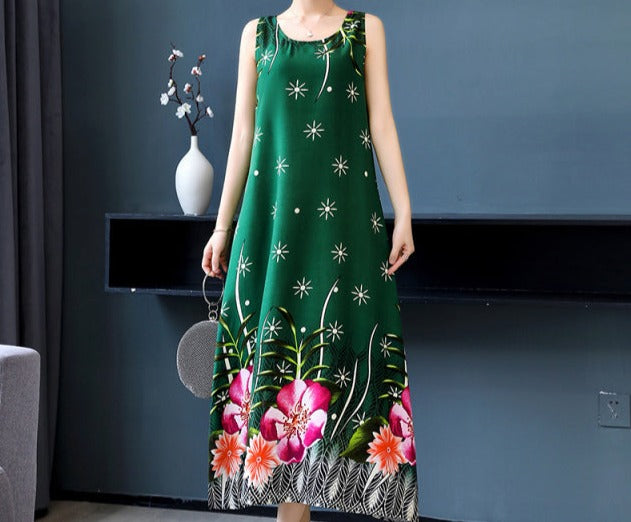 Sleeveless Summer Long Dress 2022