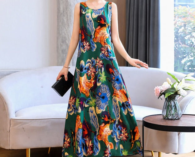 Sleeveless Summer Long Dress 2022