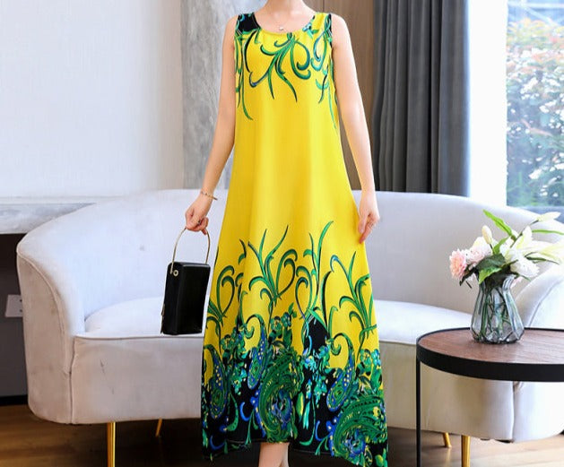 Sleeveless Summer Long Dress 2022