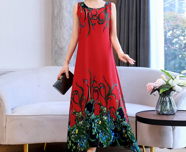 Sleeveless Summer Long Dress 2022