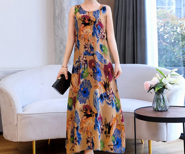 Sleeveless Summer Long Dress 2022