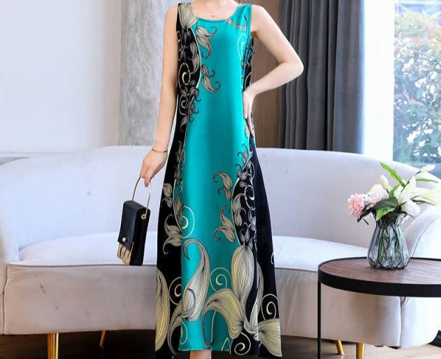 Sleeveless Summer Long Dress 2022