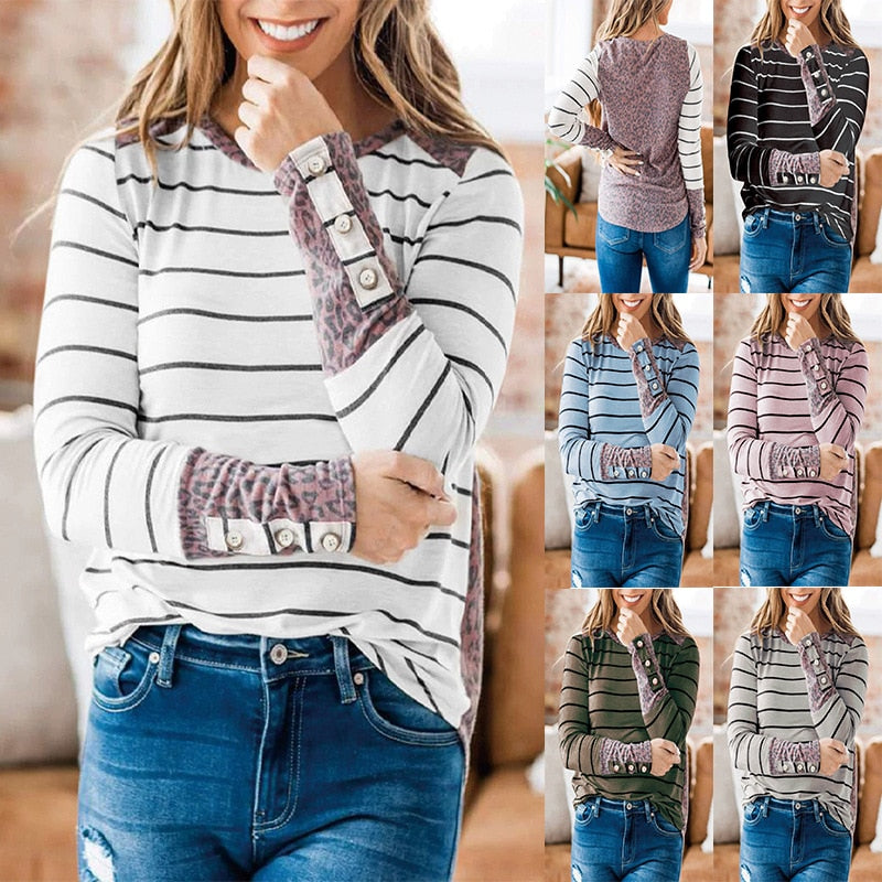 Long Sleeve Striped Shirt