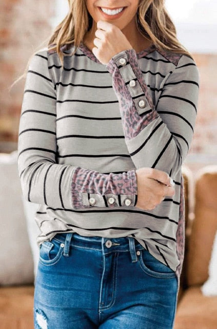 Long Sleeve Striped Shirt