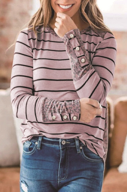 Long Sleeve Striped Shirt